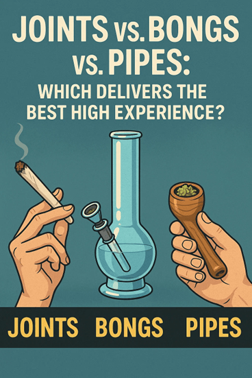 Joints vs. Bongs vs. Pipes: Which Delivers the Best High? - Invincibowl