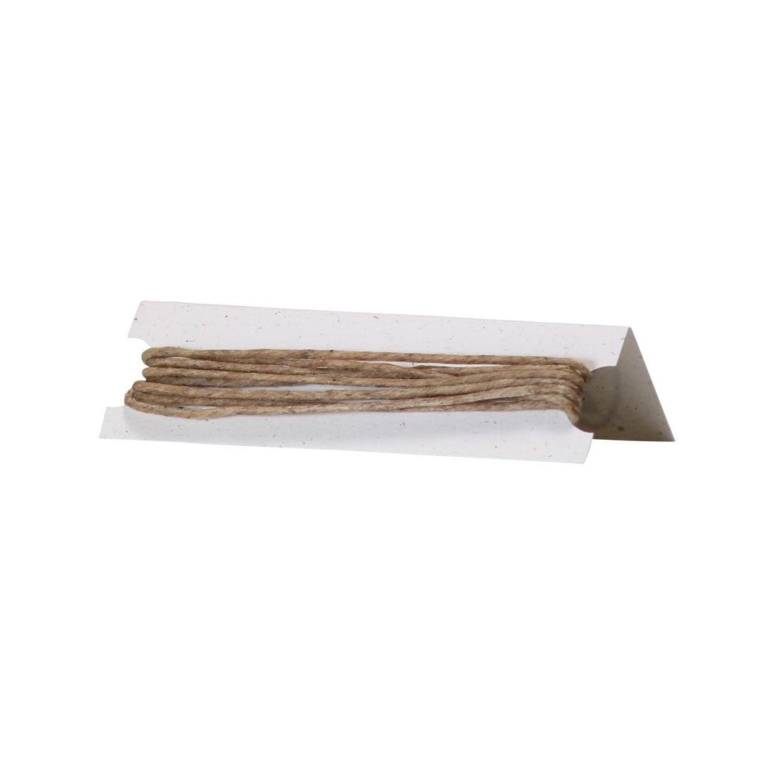 Hemp wick roll on card stock