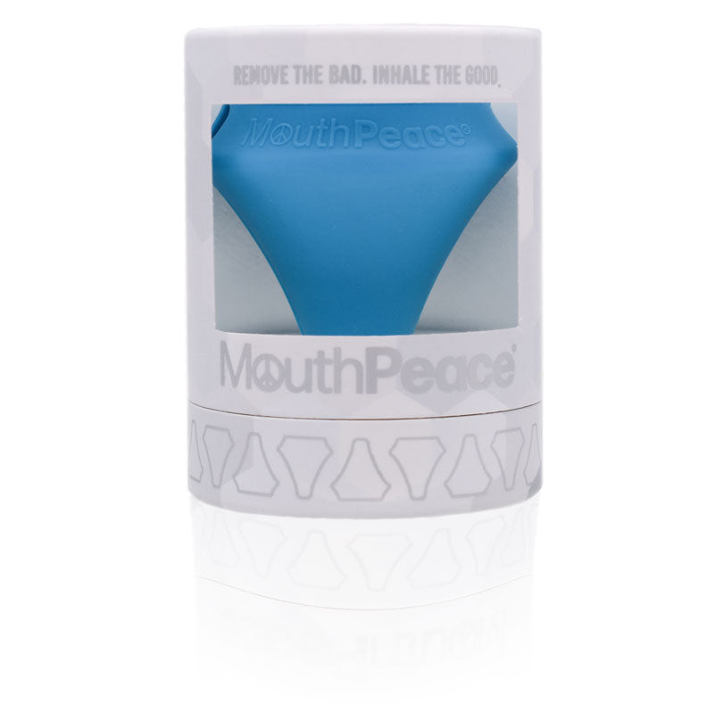 Mouthpeace smoke filter, blue