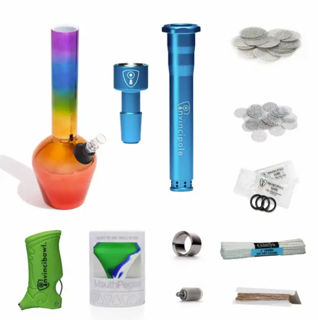 the best bong bundle, unbreakable with screens and filters